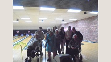 Bowling bonanza at Whittlesey care home